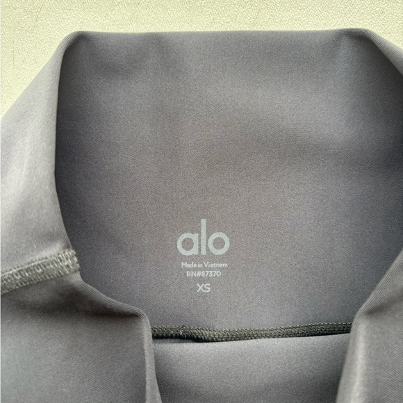 Alo high waist airlift leggings anthracite XS 27 inseam full length dark grey - Picture 7 of 8